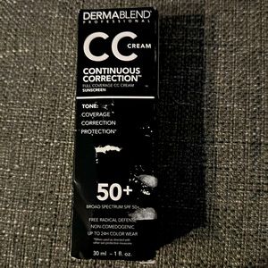 DermaBlend CC Cream Continuous Correction Sunscreen 10 N Fair1 1 fl oz 50+ SPF